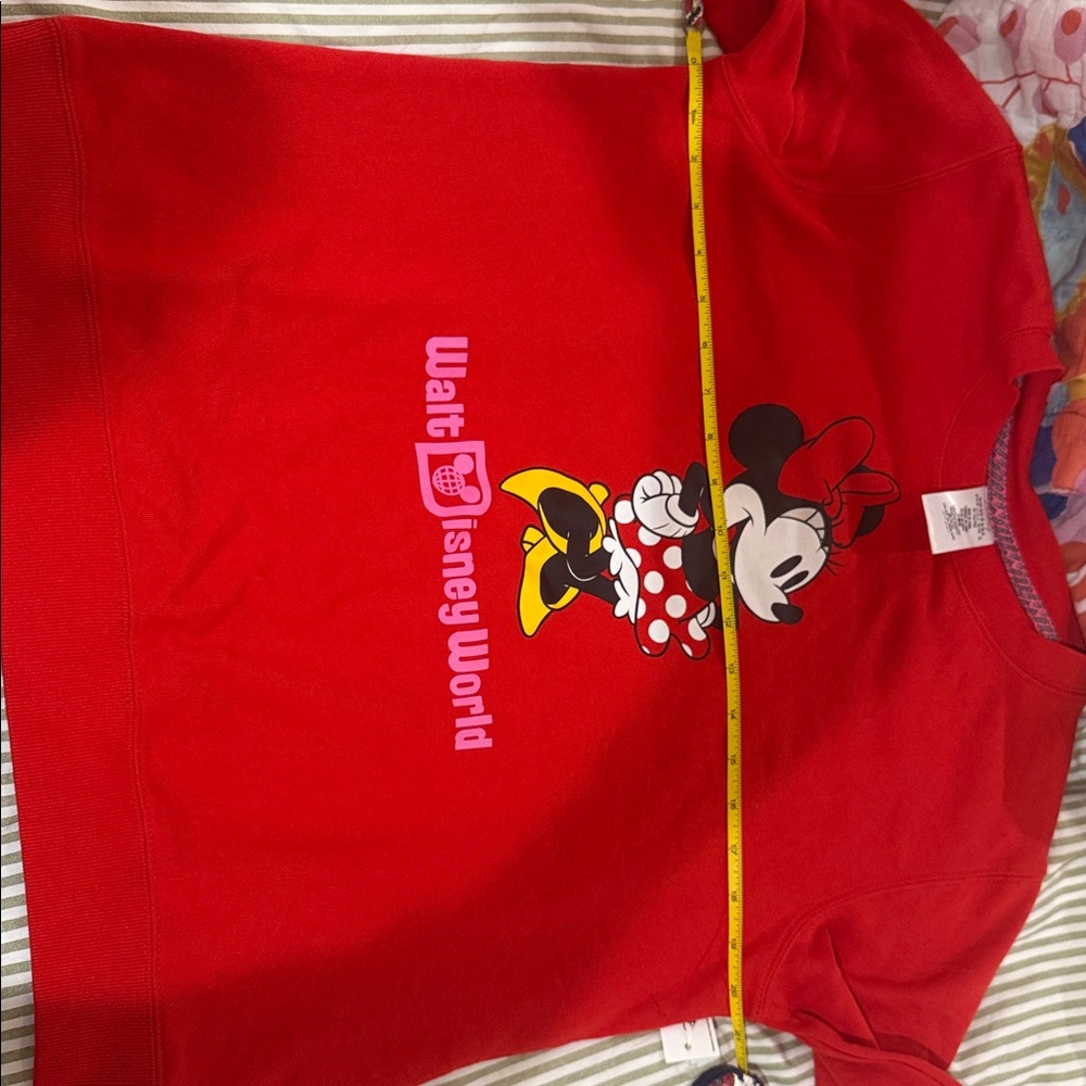 Disney Red Minnie Mouse Women’s Sweatshirt - Picture 8 of 8